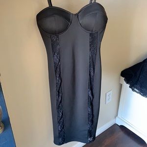 Black cocktail dress